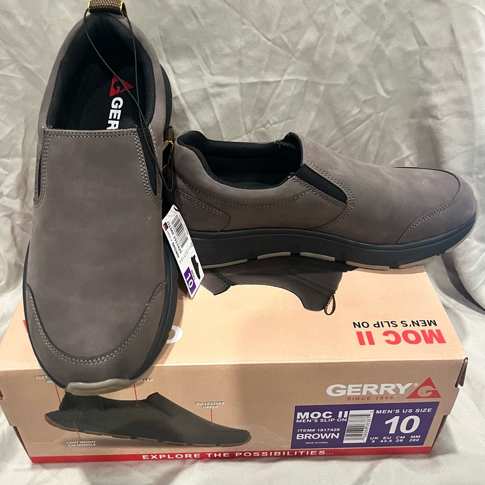Gerry Weber Men's Taupe Slip-On Loafers